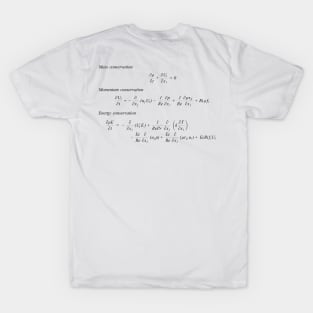 Conservation Loss Equations T-Shirt